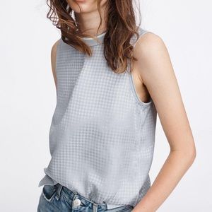 🆕 Rag & Bone | Ali Tank Houndstooth Silver XS